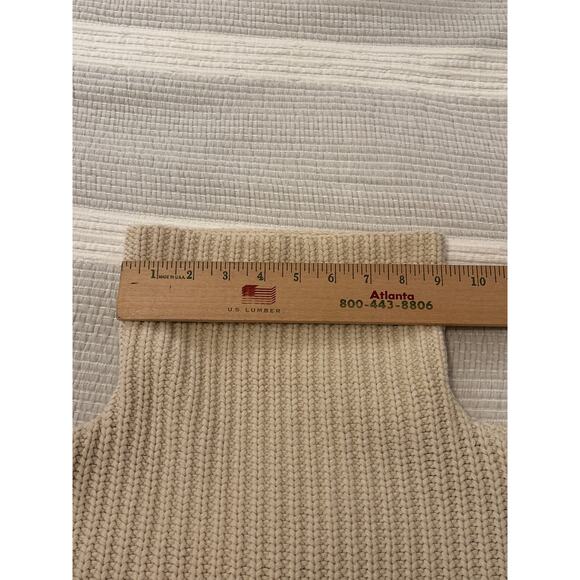 Free People Oversized Cream Sweater - Picture 6 of 9